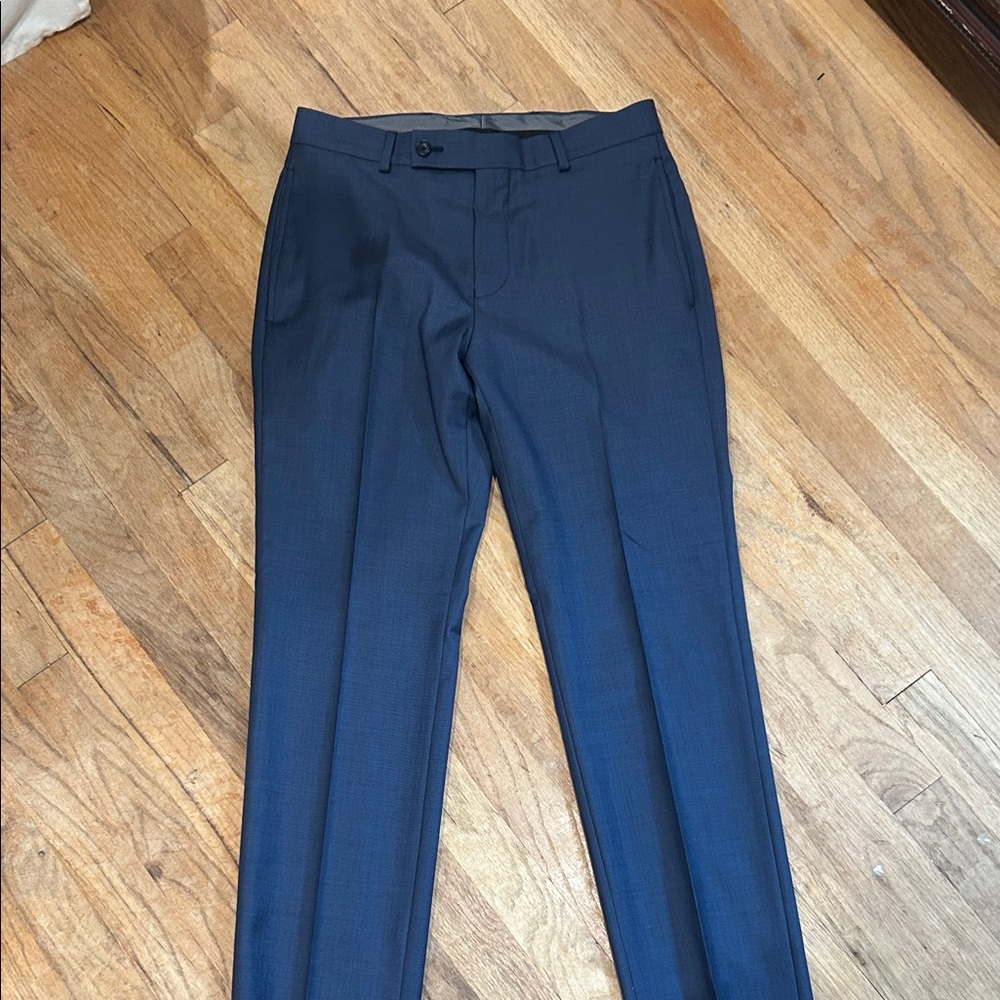 Calvin Klein Navy Blue Men's Suit Pants